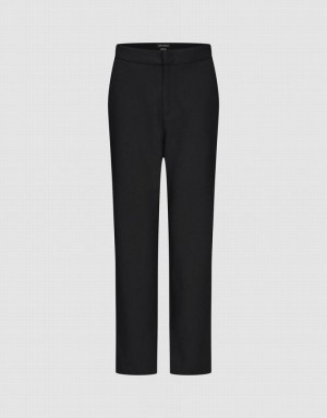 Black Urban Revivo Flare Women's Pants | 13752SVWT