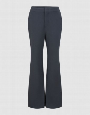 Dark Grey Urban Revivo Flare Women's Pants | 03261PWBI