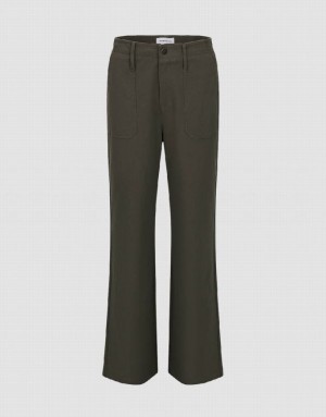 Grey Urban Revivo Straight Women's Pants | 72460MIBT