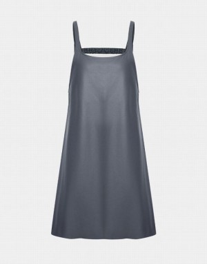 Light Grey Urban Revivo Minimalist Cami Women's Dress | 40928HOMJ