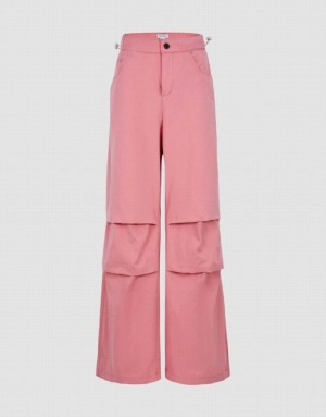 Pink Urban Revivo Loose Women's Joggers | 94021NFIC