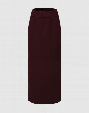 Purple Urban Revivo Midi Fishtail Women's Skirts | 64217GYZR