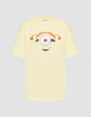 Yellow Urban Revivo Minions Women's T-Shirts | 51784JXRK