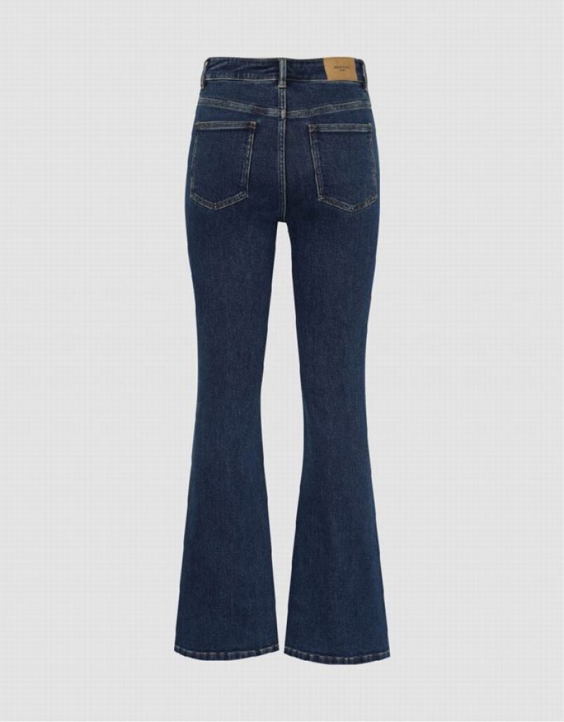 Blue Urban Revivo Flare Women's Jeans | 31257BKFL