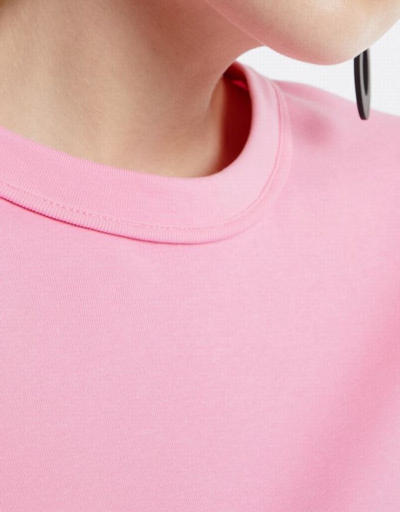 Pink Urban Revivo Batwing Sleeve Women's T-Shirts | 58290NGAX