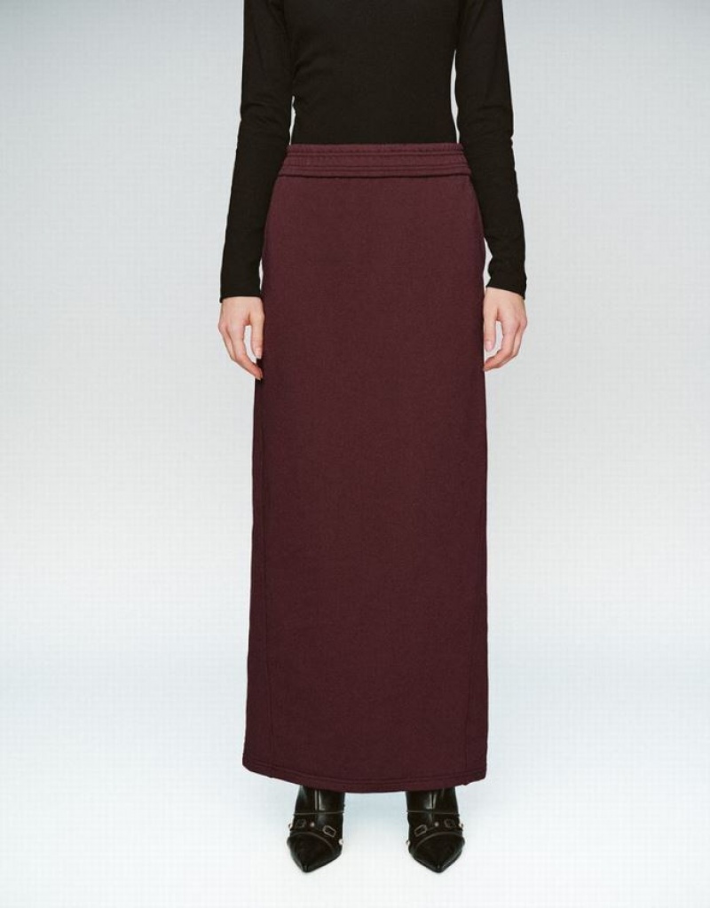 Purple Urban Revivo Midi Fishtail Women's Skirts | 64217GYZR