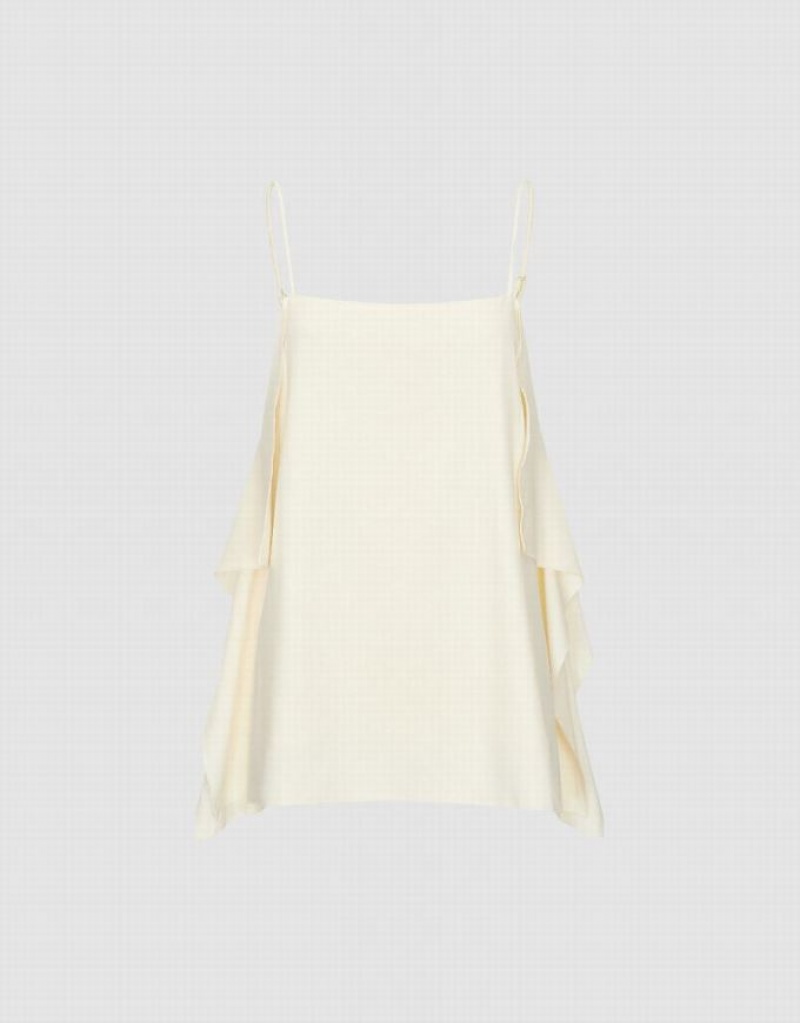 White Urban Revivo Raffle Women's Camisole | 26809RQDW